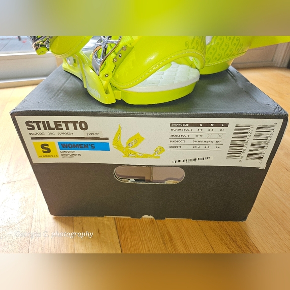 Burton Stiletto Lime Drop bindings S *NWT* - Picture 2 of 7